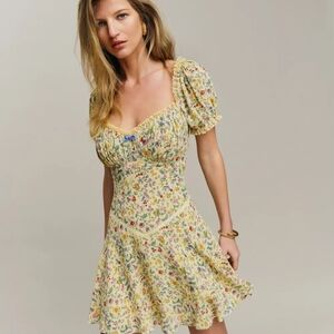 Floral Yellow Dress
